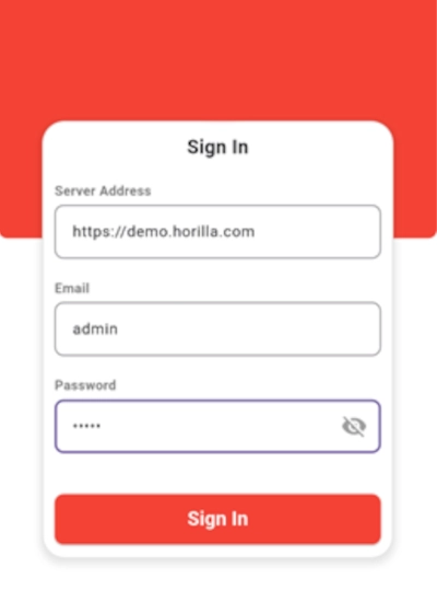 App Android de registo de ponto